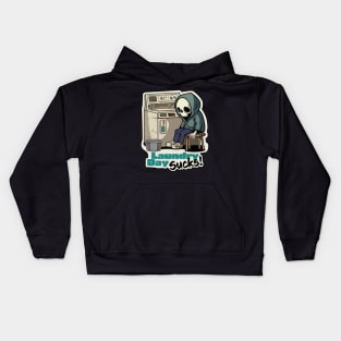 Laundry Day Sucks Kids Hoodie